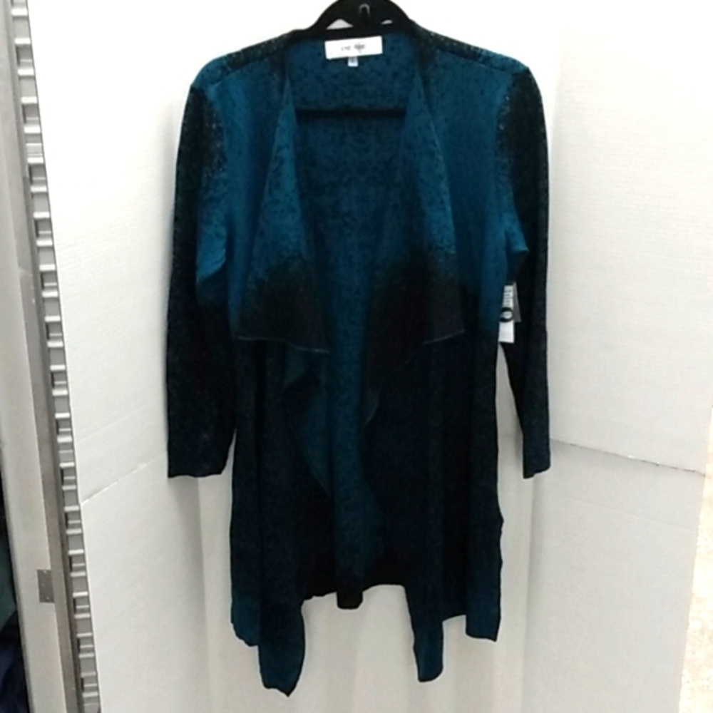 Jones Studio Dress Barn Waterfall Cardigan Sweater NWT small